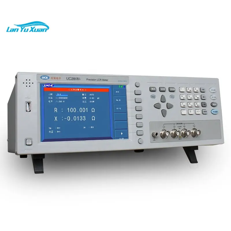 

UCE New Precision LCR Digital Bridge Meter UC2868A 20Hz-200kHz UC2867 20Hz-300KHz UC2866 20Hz-500KHz