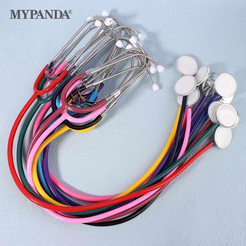 

Portable Double Head Stethoscope Professional Cardiology Stethoscope Doctor Medical Equipment Student Vet Nurse Medical Device