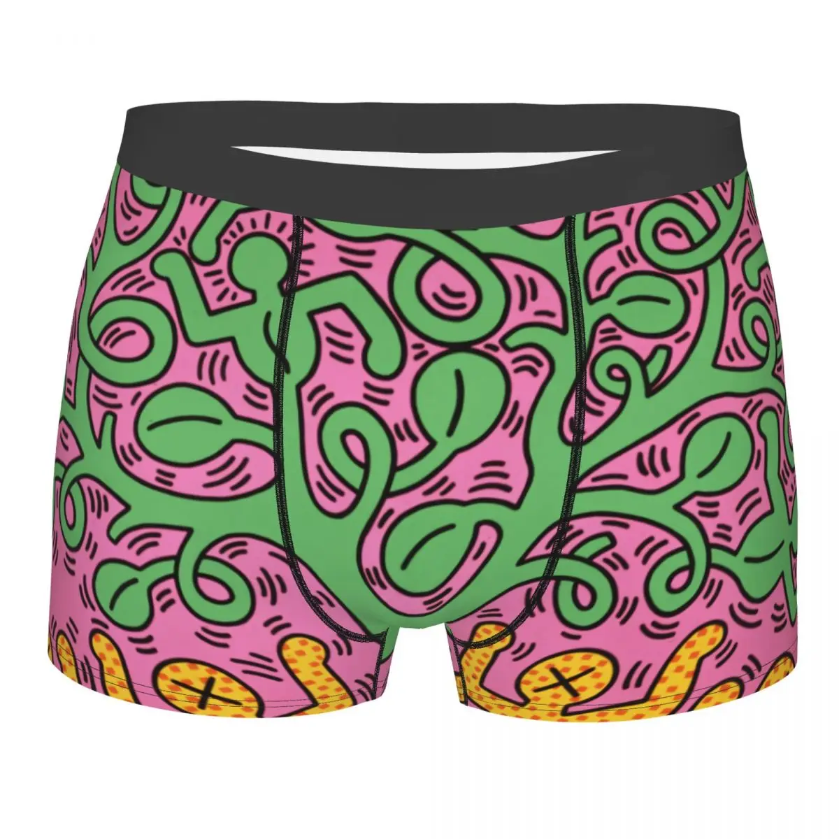 

Мужские трусы-боксеры с абстрактным геометрическим принтом