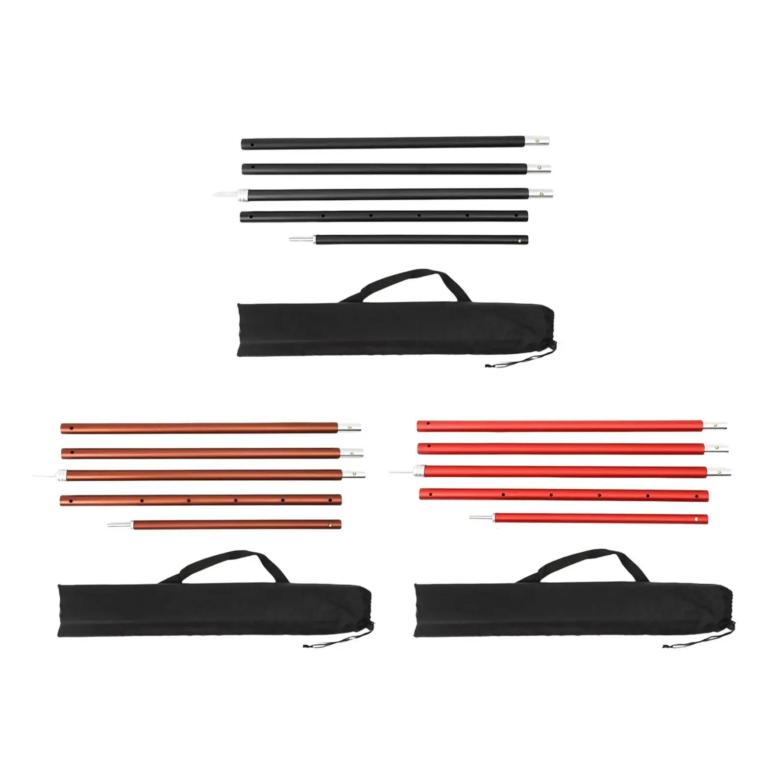 

Телескопические палатки с сумкой для хранения, прочный портативный держатель для тента