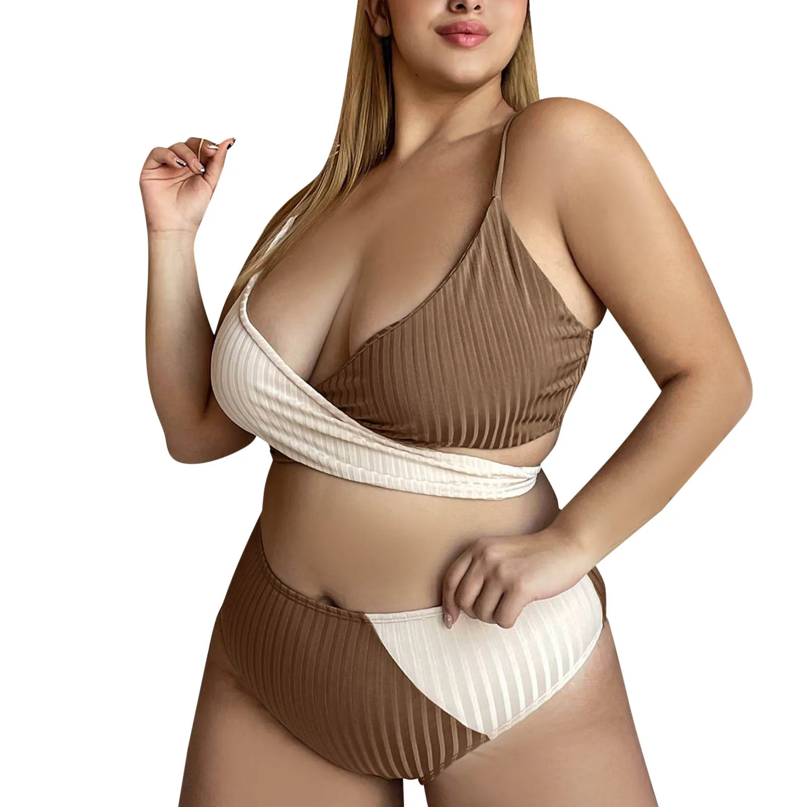 

Women Plus Size Tankini Swimsuits For Women Tummy Control Bathing Suits Two Piece Tankini Tops With Bikini Bottoms Twists