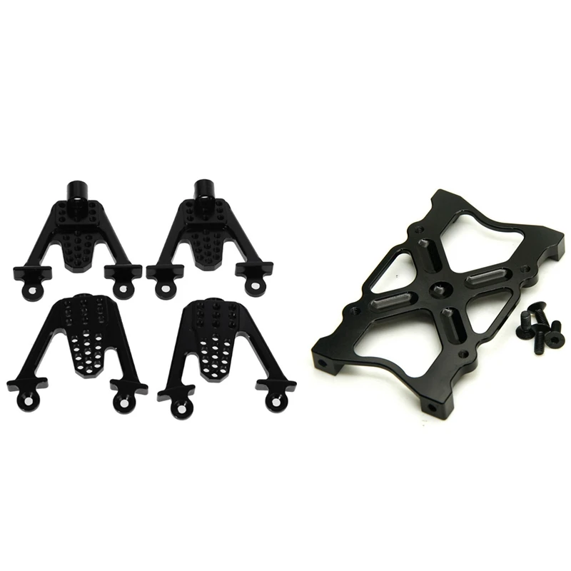 

2 комплекта для 1/10 Axial SCX10 Аксессуары для автомобилей на радиоуправлении: 1 комплект монтажных пластин для бампера и 1 комплект задних и перед...