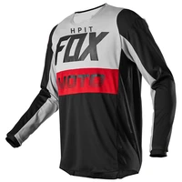 motorcycle mountain bike team downhill jersey mtb offroad dh fxr bicycle locomotive shirt cross country mountain hpit fox jersey