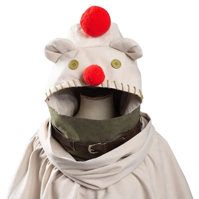 Final Fantasy VII: Remake Intergrade Yuffie Kisaragi Moogle Cape Косплей Костюм Хэллоуин Карнавальный костюм