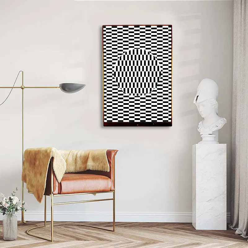 Визуальная ловушка для печати на стене, формы для самостоятельного создания искусства из эпоксидной смолы с оптической иллюзией, силиконовая декорация для дома, офиса и гостиной.