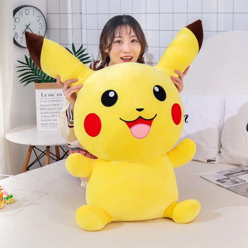 

Pokemon Pikachu Plush Doll Toy Anime Cartoon Pikachu Yellow Elf Pokemon Pikachu Stuffed Plush Toy For Kid Christmas Gift