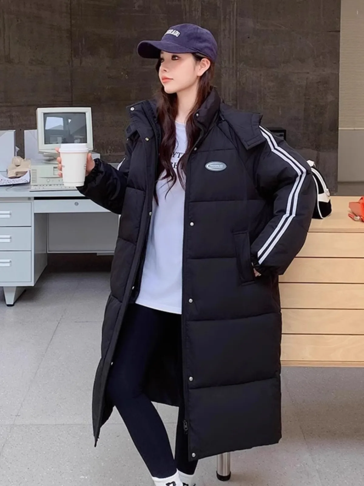Новинка 2024 пуховик одежда с хлопковой подкладкой женское пуховое пальто зимнее