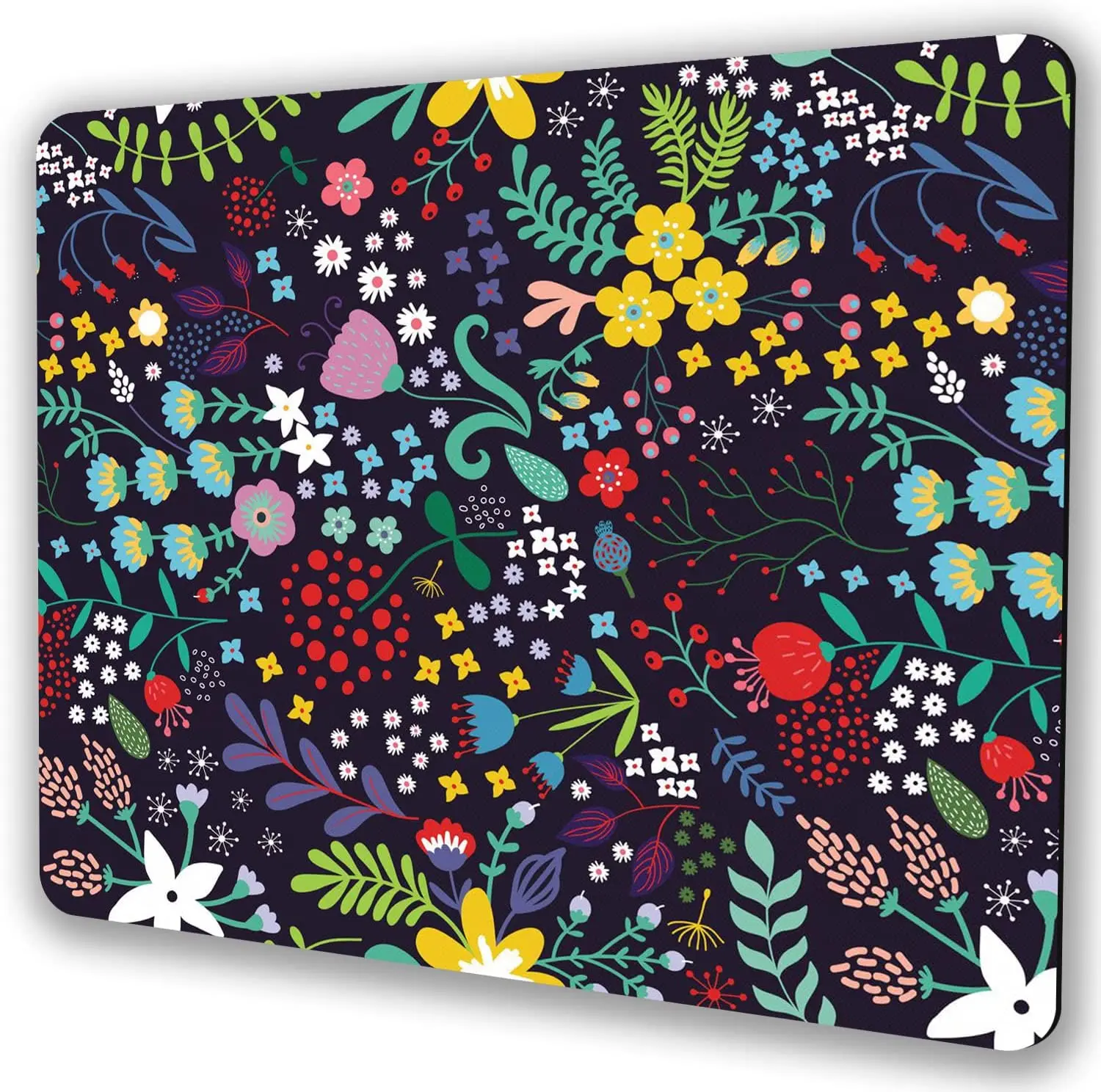

Flowers Mouse Pad with Personalized Design Computer Laptop Non-Slip Rubber Mouse Pad 9.5x7.9 Inch