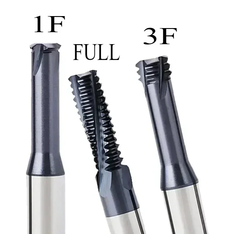 

Твердосплавная резьбовая фреза с ЧПУ 1 3, полный зуб M1.2-M12 для HRC60