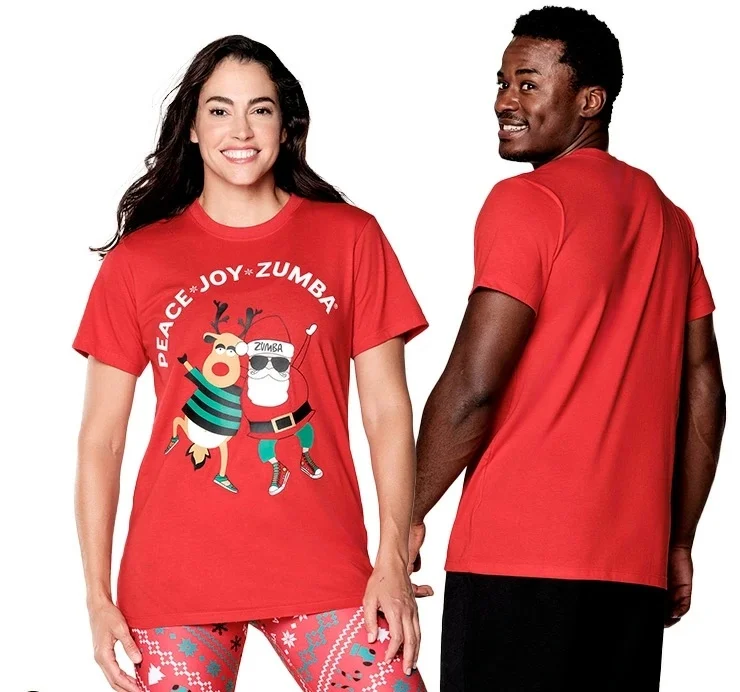 

New ARRIVEL Tps Clothes ZUMBA Women Tshirt Tee Christamas 117