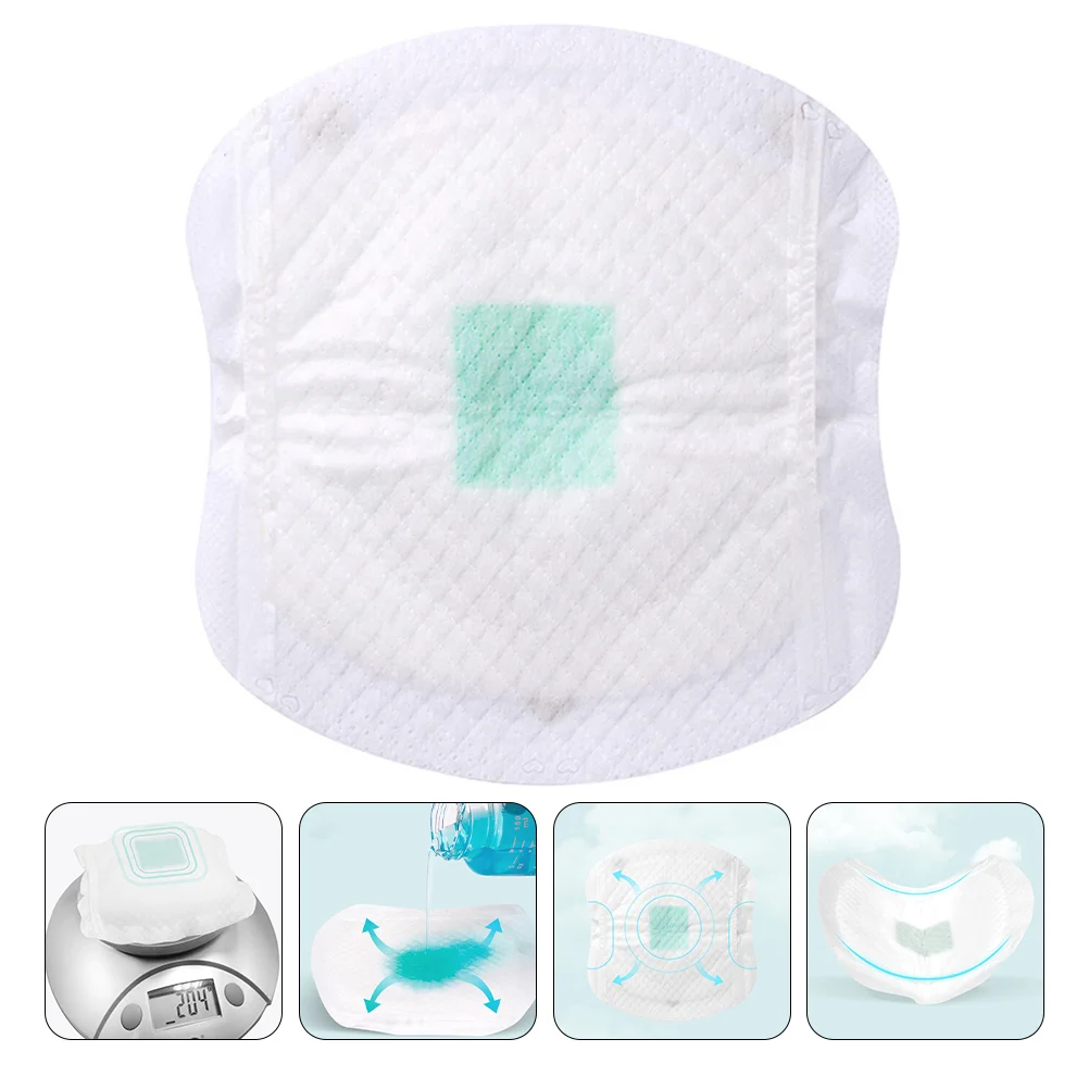 

100 Pcs Breastfeeding Nursing Pads Non-Woven Breast Pads Anti Galactorrhea Pads