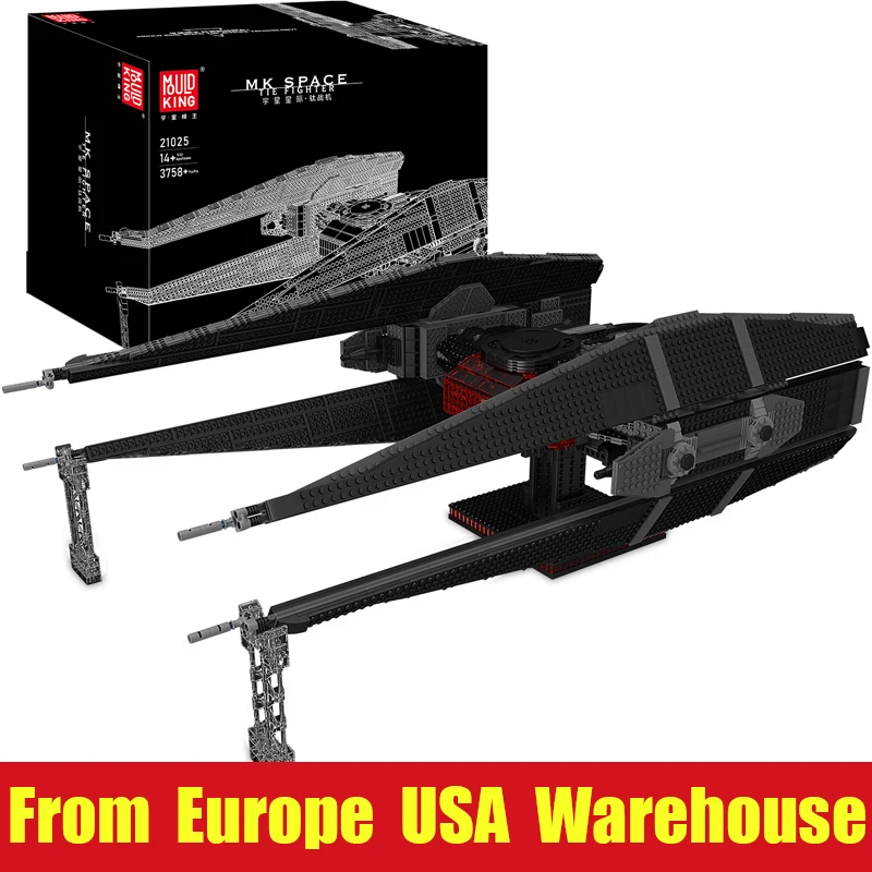 

Форма король 21025 Звездный план игрушка Космос превосходный истребитель строительные блоки звезда Разрушитель MOC-33990 строительные рождестве...