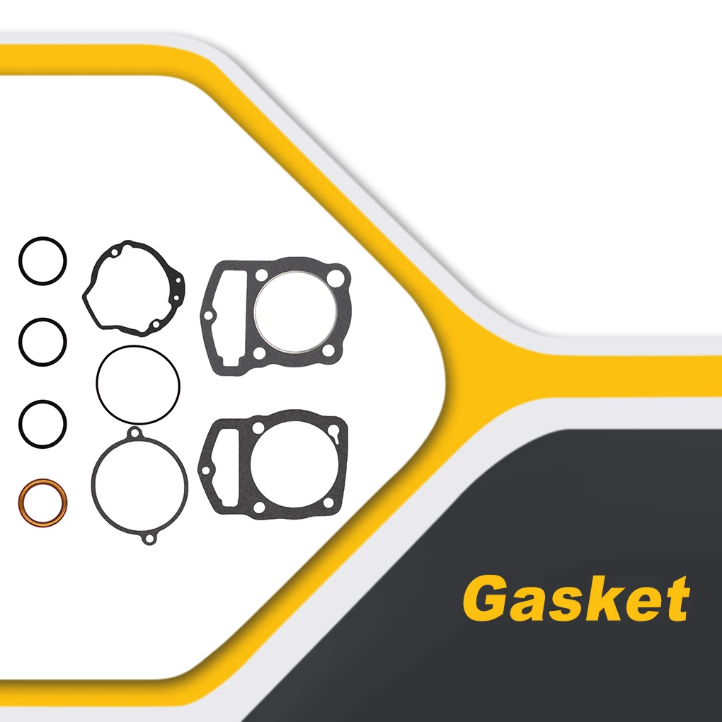 

Motorcycle Top End Gasket Set Professional Detachable Metal Replacing Part