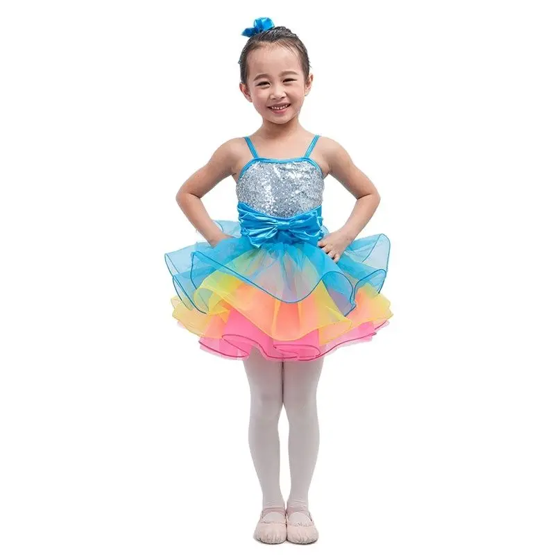 

Dance Favourite sequin on satin bodice ballet tutu, girl stage performance ballet costume jazz/tap dance costume ballerina tutu