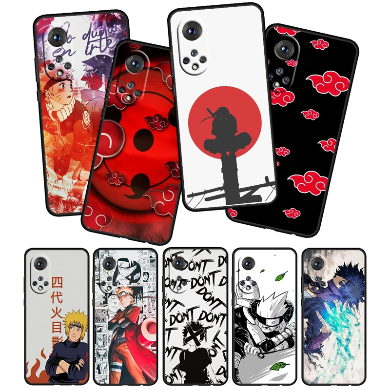 

Anime Naruto Cool Art For Honor 60 50 30 20 Pro Plus 5G Fundas Coque Capa Magic3 Play5 5T Soft Silicone Black Phone Case Cover
