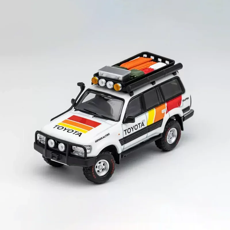Модель автомобиля из сплава для внедорожника LC80 в масштабе 1:64 литой игрушечный