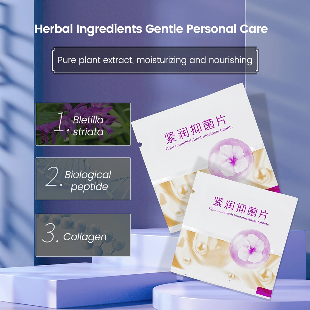 

Gynecological Antibacterial Effervescent tablet Vaginal Antibacterial Private Parts Anti-odor Anti-itch Care Gynecological