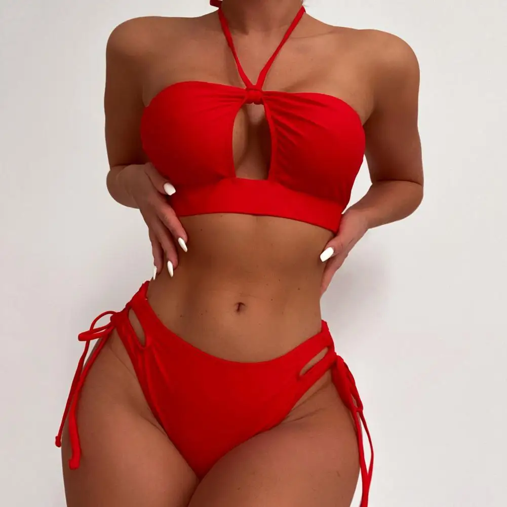 

Соблазнительное бикини 2022, купальник с а-силуэтом, купальники с открытыми плечами и высокой талией, купальник, бикини, женский купальник, же...