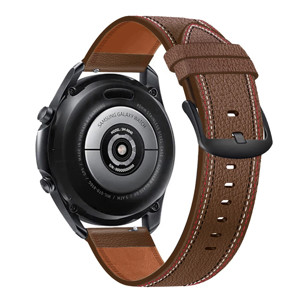 Ремешок для Huawei Watch GT3 GT2 46 мм браслет из натуральной кожи смарт-часов GT 3 2 Gt2 pro 22