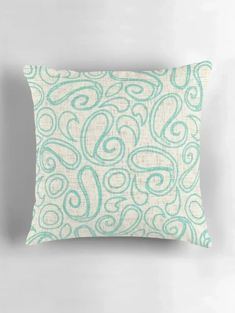 Ziya кремовая мятная декоративная подушка Рождественские наволочки с вышивкой