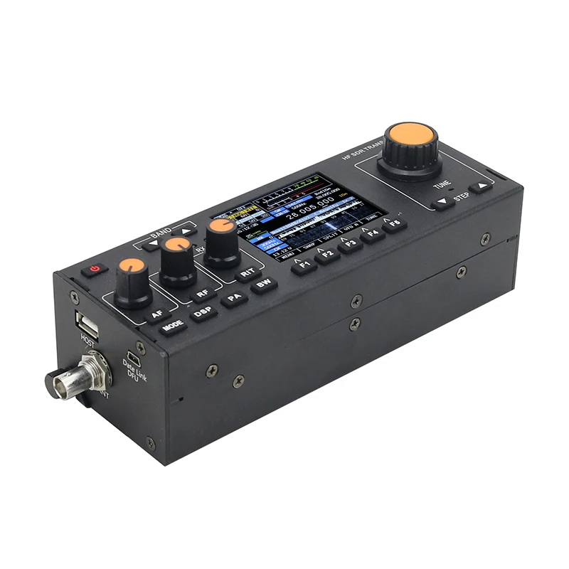 Wishcolor RS-918 15W HF SDR Transceiver MCHF-QRP Transceiver Amateur Shortwave Radio w/ Handheld Mic Charger