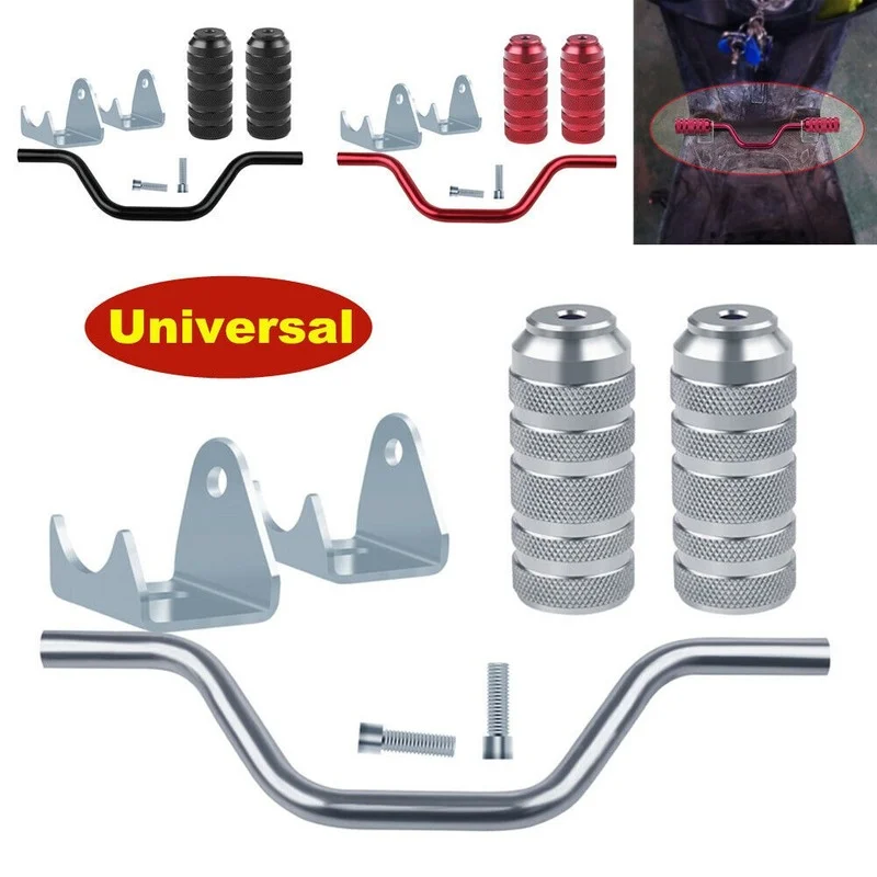 

1set CNC Universal Motorcycle Pegs Elbow Pedal Lever Footpegs Rider Foot Rest Pedal