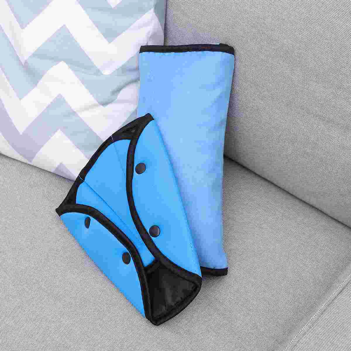

2pcs Belt Cover Shoulder Pad Cushion Fits All Type of Car and (Blue)