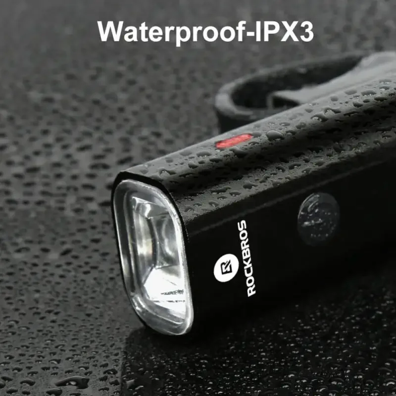 Зарядный велосипедный фонарь Type-C передний фара сверхлегкий фонарик 200 400 600 800 1000