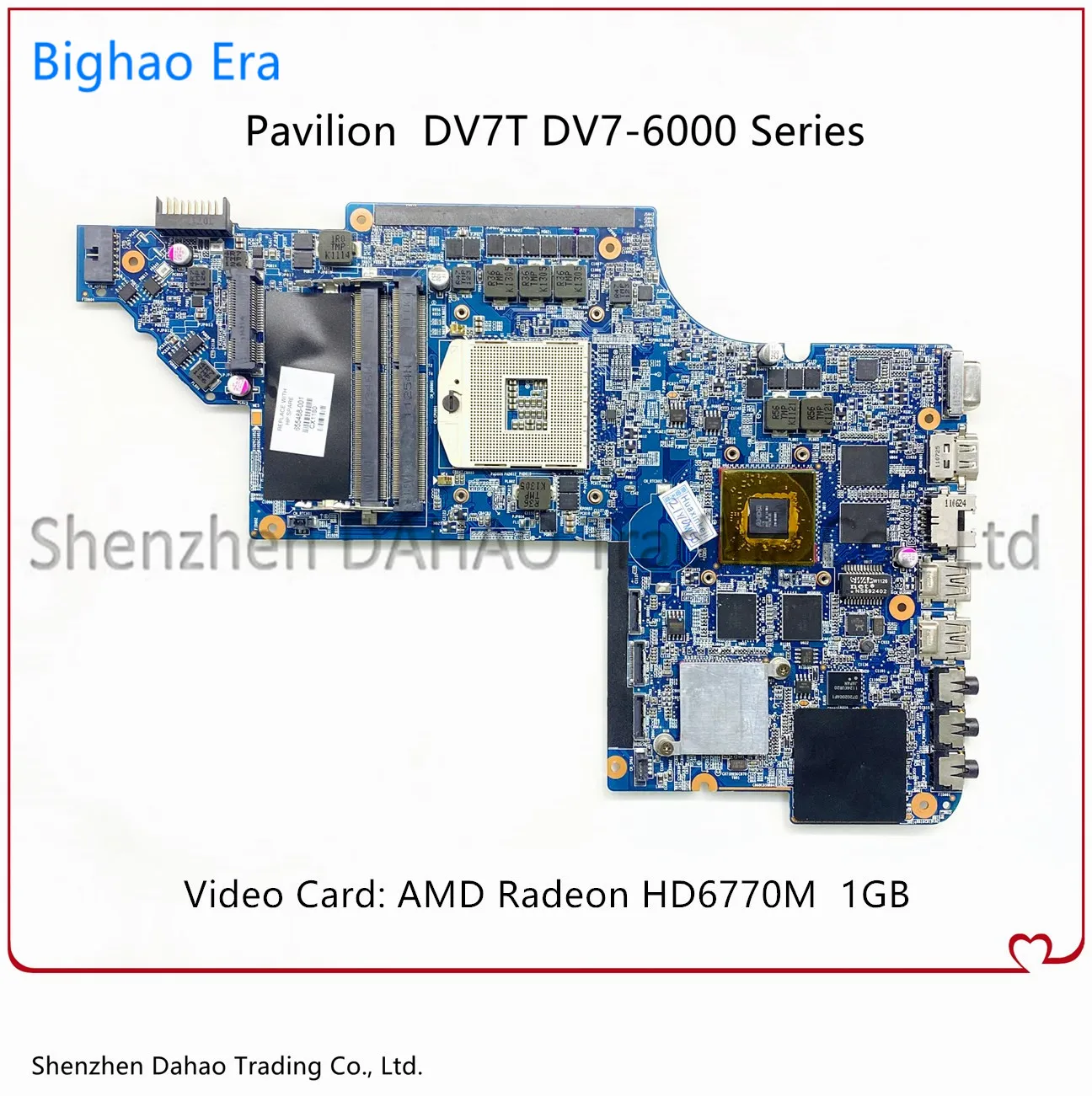 

For HP Pavilion DV7T DV7-6000 Laptop Motherboard W/ HM65 HD6770M 1GB-GPU DDR3 100% Fully Test 639390-001 659093-001 659094-001