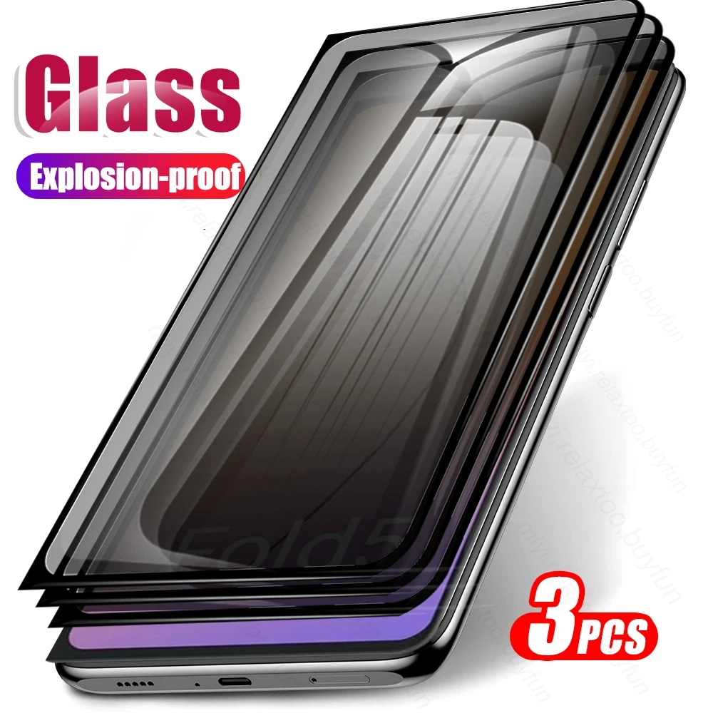 

3PCS Privacy Tempered Glass Screen Protector For Samsung Galaxy Z Fold5 5G Protective Film Sumsung ZFold5 Fold 5 SM-F946B 7.6"