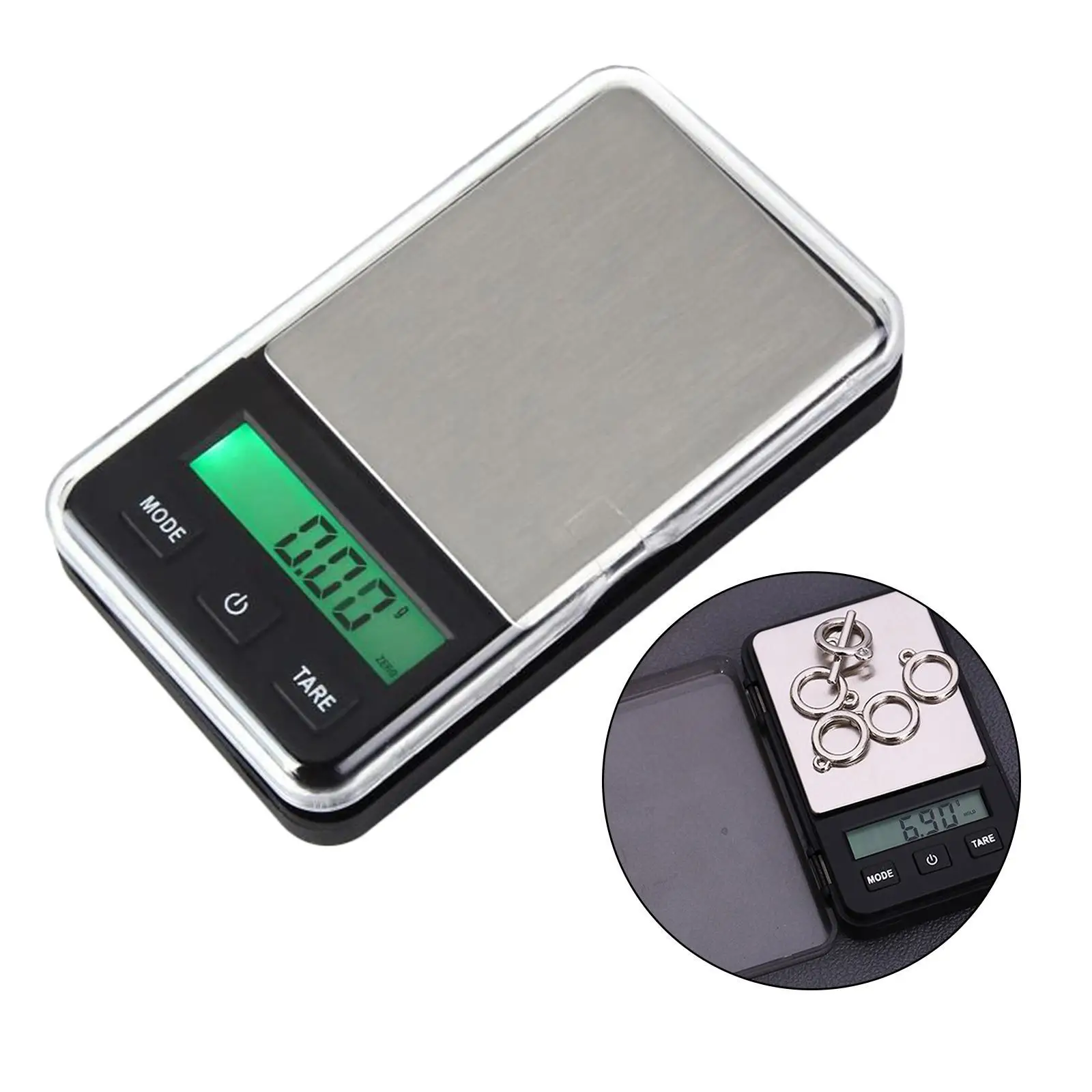 

Digital Kitchen Scales Electronic Cooking Scales Portable for Home, Tare Features for Cooking, 0.01g Graduation