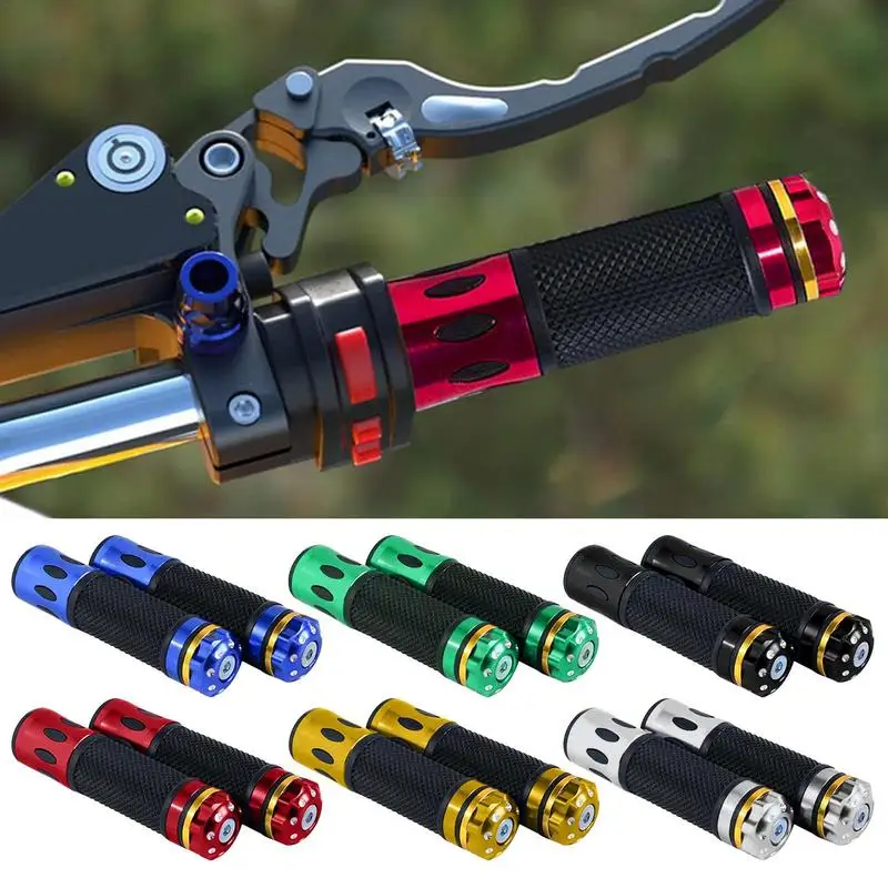 

Motorcycle Grips Universal Handlebar Grips Hand Grips Non Slip Hassle -Free Setup Enhanced Riding Experience Accessories