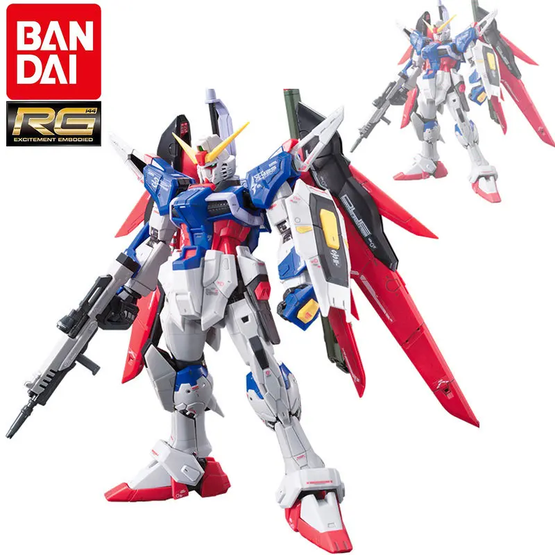 

BANDAI Gundam Anime Figure Model Kit RG 11 1/144 Destiny Gundam Movable Assembly Model Collectible Model Toy