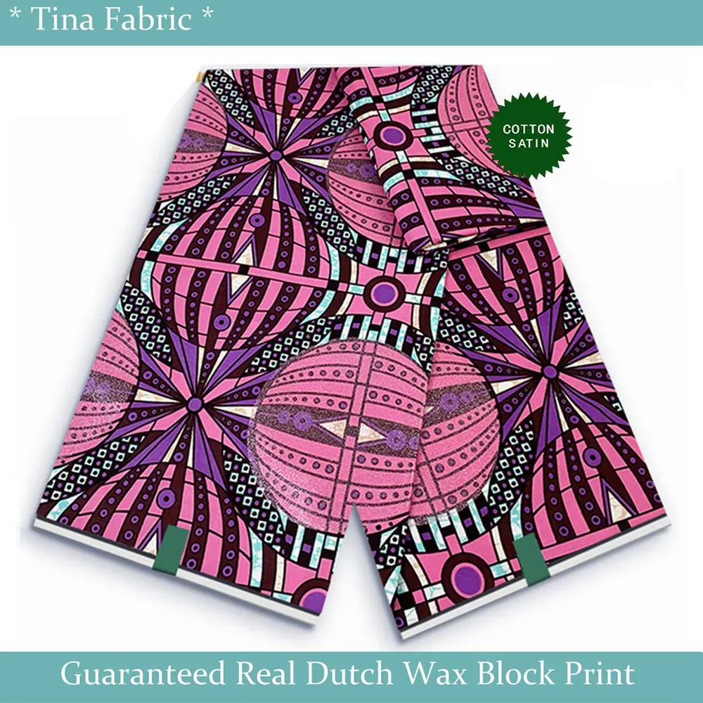 

Veritable Wax Grand Super Ankara Print Fabric For Dress Sewing High Quality Real Soft Super Dutch African Wax Fabric 6 Yards