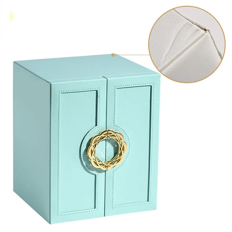 

Jewelry box high-grade anti-oxidation light exquisite earrings jewelry storage box advanced multi-function large capacity