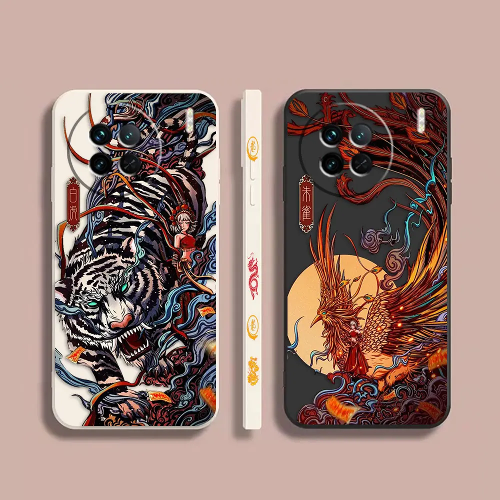 

Чехол с рисунком дракона и облаков для VIVO X21I X21S X23 X27 X30 X50 X60 X70 X80 X90