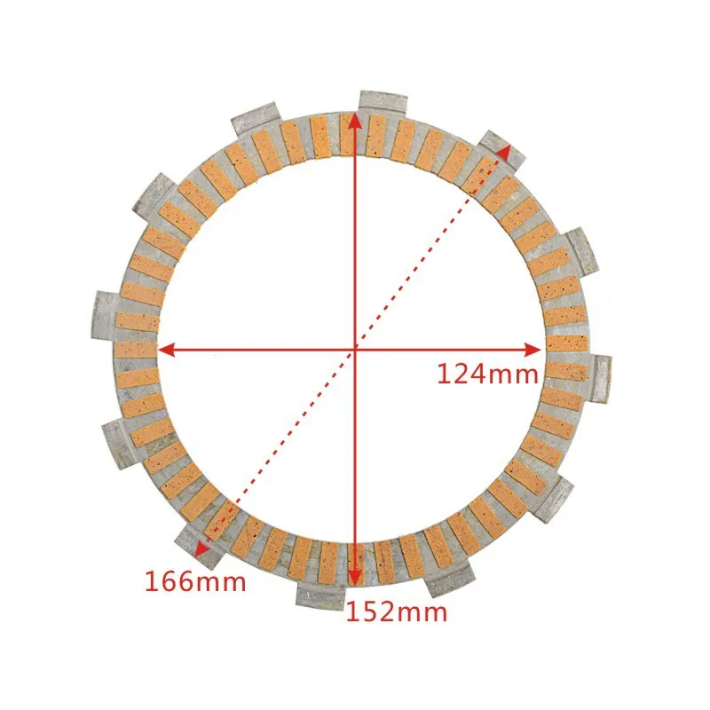 

Сцепление для мотоцикла Yamaha XT1200 XT1200Z XT 1200 Z Super Tenere 1200 2010-2015 FJR 1300 FJR1300 2001-2015, 1 шт.