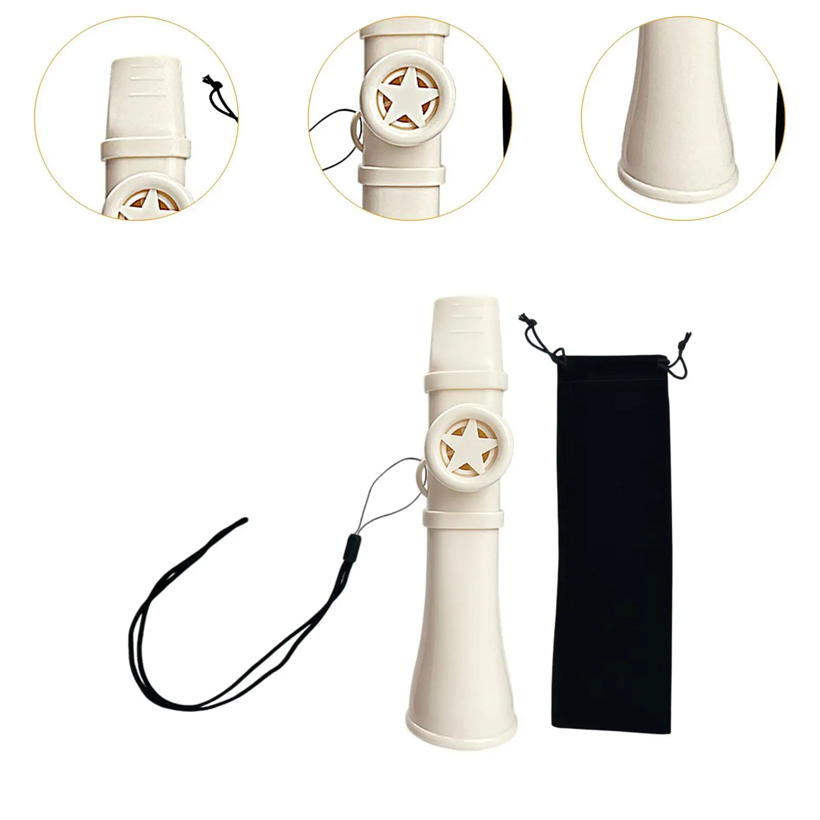 Фото Kazoo Gift Хороший компаньон, легко играть, флейта для скрипки, фортепиано, клавиатура №5