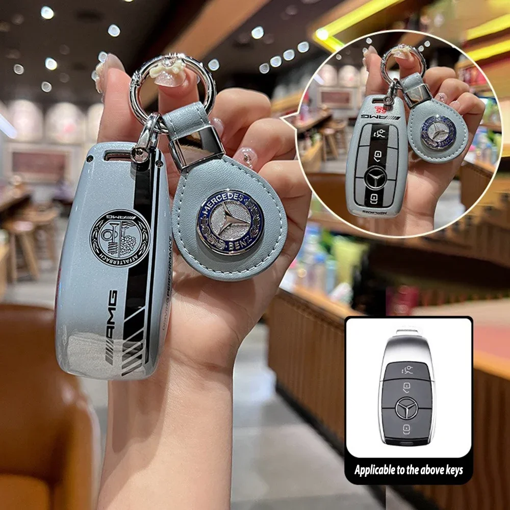 

Чехол для автомобильного дистанционного ключа, сумка, аксессуар для автостайлинга для Mercedes Benz A C E S G Class GLC CLE CLA W177 W205 W213 W222 X167 AMG