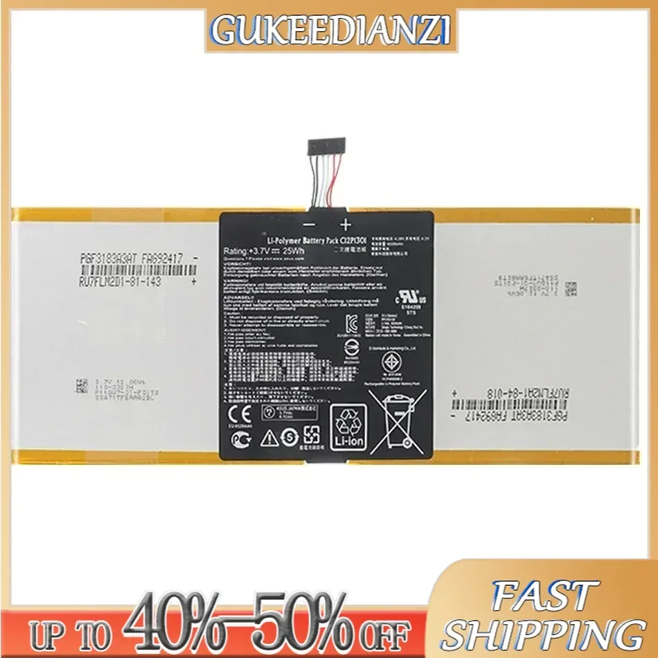 Аккумулятор C12P1301 6560 мАч для ASUS MEMO PAD K00A (ME302C) MemoPad 10 1 TF303K 1B014A MemoPad10.1
