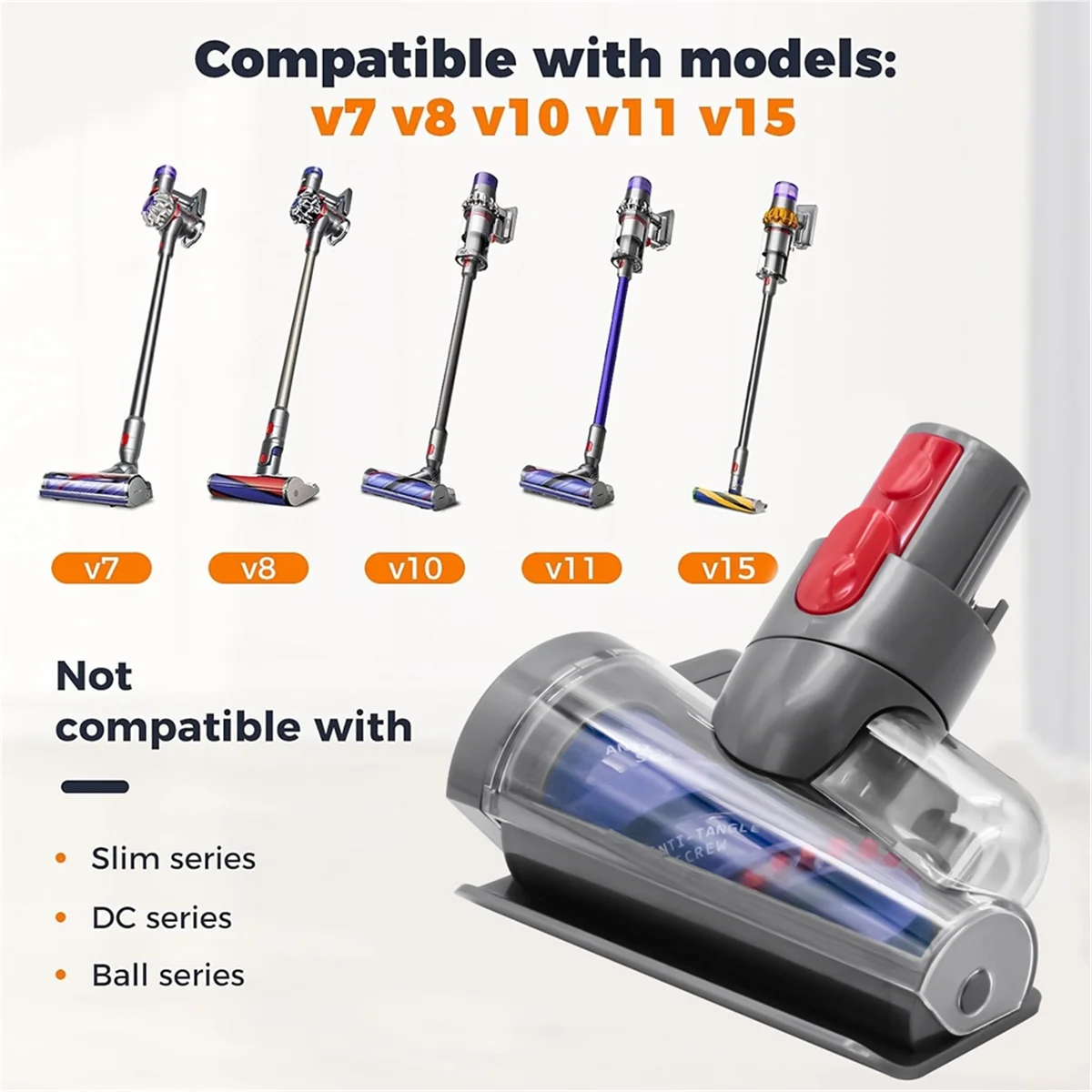 Щетка для пылесоса Dyson V7 V8 V10 V11 V15