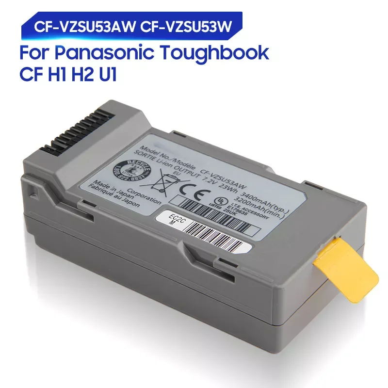 

2023New Original Replacement Battery For Panasonic Toughbook CF U1 H1 H2 CF-VZSU53AW CF-VZSU53W Genuine Battery 3400mAh