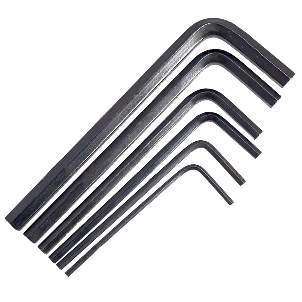

6 Common Sizes Guitar Wrench Hex Keys L Shaped Hex Hexagon Key Correct Tools Socket Hex Guitar Wrench 1 X 5 MM - 1 X 1.5 MM