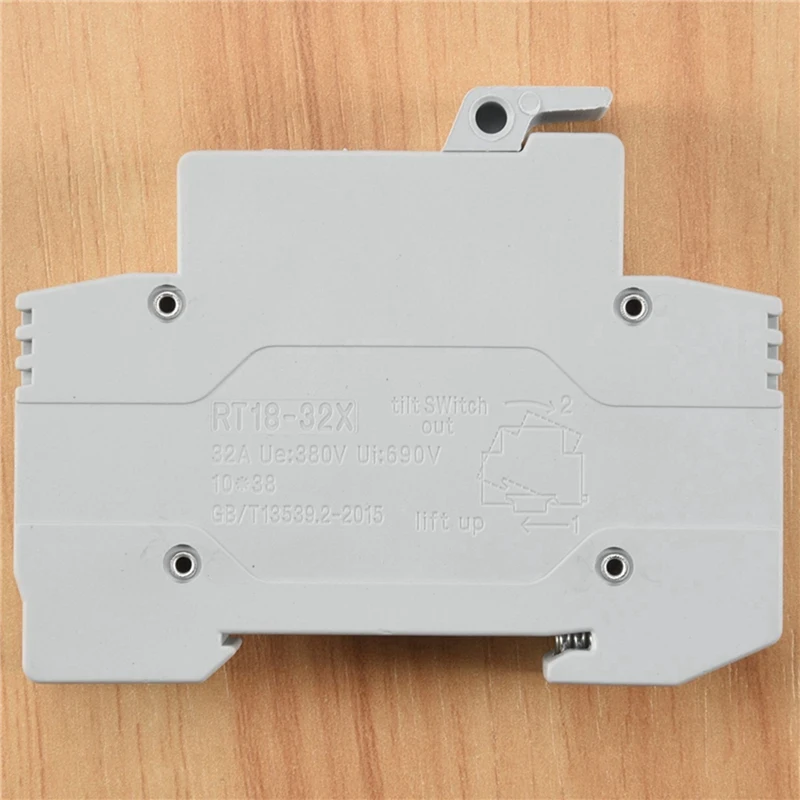 5X RT18-32X AC 380 В 32 А 1 полюс 10X38 мм основание держателя предохранителя для монтажа на