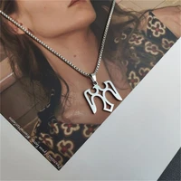 eagle pendant necklace for women men stainless steel jewelry personality box chain fashion eagle necklace jewelry beautiful gift