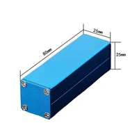 aluminum box electronics project case enclosure 25x25x80mm diy wholesale new