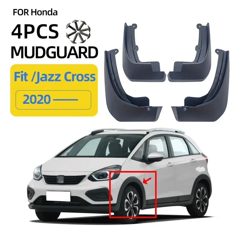 Брызговики подходят для Honda Fit Jazz Cross 2020-2024 брызговики шин аксессуары защиты колес