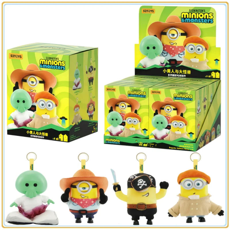 Фото В наличии: Оригинальные коллекционные фигурки 52TOYS Minion и Big Monster (серия Blind Box) — аниме-персонажи, модель для коллекции, праздничные игрушки, подарки №2