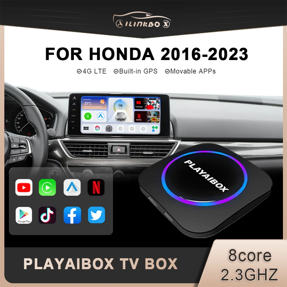 CarPlay Ai Box Беспроводная Android Tv 10 0 система YouTube Netflix Mirror 4GLTE Автомобильная