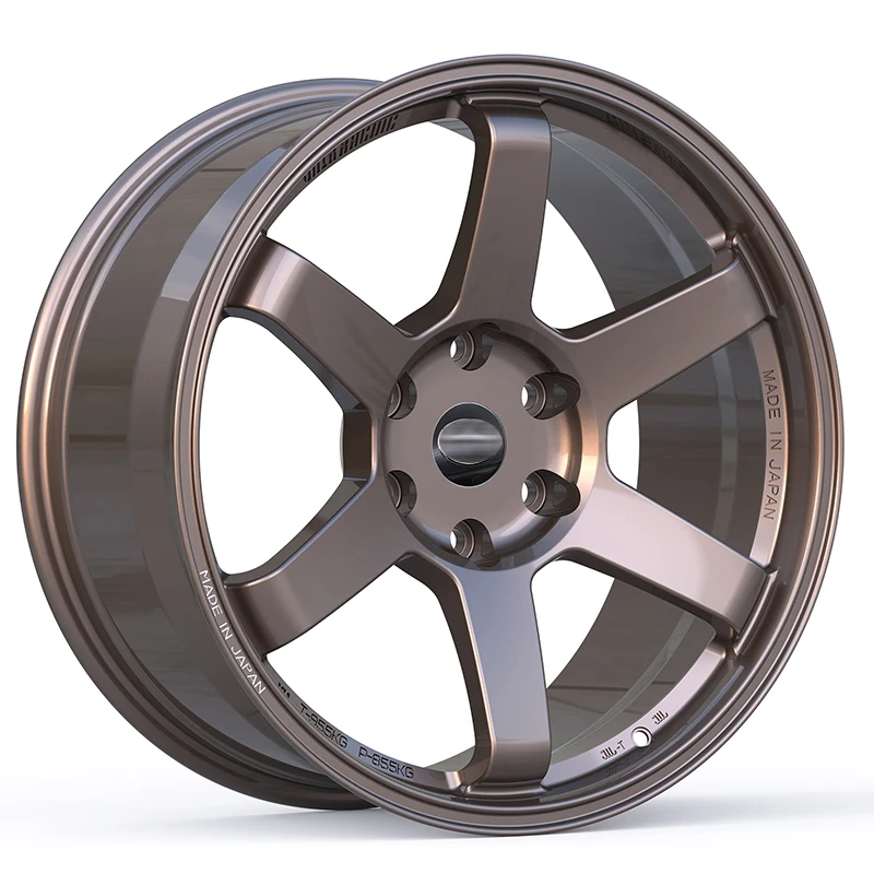 

Forged 6 Spokes Passenger 4 5 6 Holes Deep Concave Aluminum Rims Car 15 16 17 Inches 4X100-114.3 Car Alloy Wheel